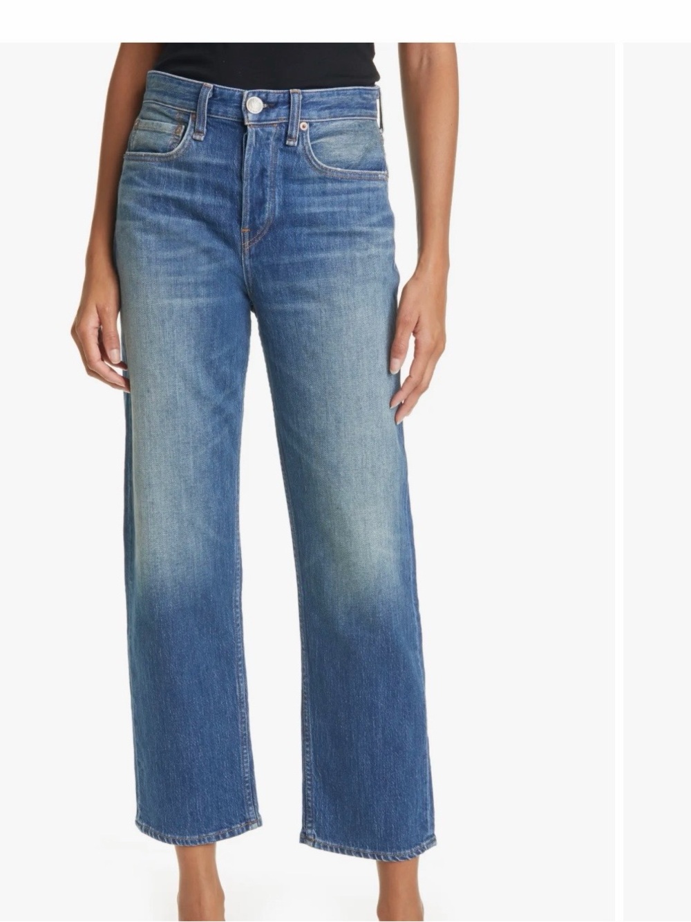 Rag & Bone Maya High Waist Ankle Straight Leg Jeans women size